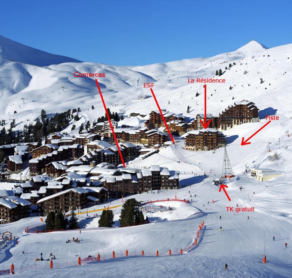 לה פלאנייה Bel Appartement Renove A Belle Plagne מראה חיצוני תמונה